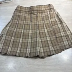 UNIQLO キッズ チェック柄 プリーツスカート 120cm