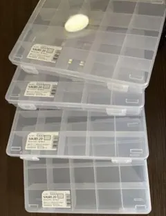 SIKIRI20 4個セット新品 미사용 めじるしアクセサリー 収納ケース