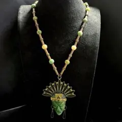 Vintage BALENCIAGA Stone Necklace Gold - メルカリ