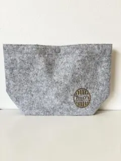 TULLY'S COFFEE フェルト トートバッグ グレーのサムネイル