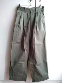 最終価格　美品　センスオブプレイス　ストレートチノパンツ　S　カーキ
