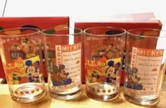 ミッキー ミニー グラス 4個セット