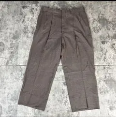 90’s ポロバイラルフローレン 2インタックスラックス 千鳥格子 USA製
