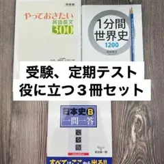 受験対策✩︎‧₊3冊セット　世界史　日本史　英語長文　東進　河合塾　定期テスト