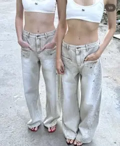 NAWS GEM JEANS ワイドデニムパンツのサムネイル