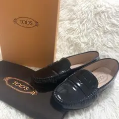 TOD'S Happy Moments ローファー ブラックス36.5センチ - メルカリ