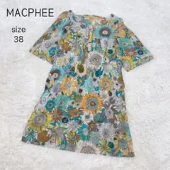 レア マカフィー リバティプリント シルク混 チュニック トップス 38のサムネイル