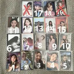 ［バラ売可］TWICE ナヨン　トレカセット