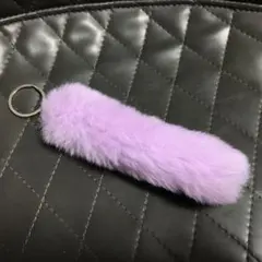 キーホルダー ファー しっぽ