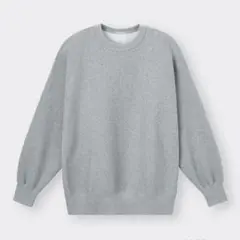 GU スウェット グレー 無地 シンプル トップス M