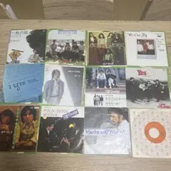 オフコース 5枚 チューリップ３枚　その他レコード12枚セット