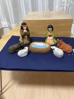 クリスマスオーナメント（日本風　馬小屋）