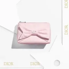 Dior ディオール ミスディオール ポーチ ノベルティ ピンク リボンポーチ