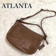 ATLANTA アトランタ 本革 パッチワーク ２ＷＡＹ ショルダー ブラウン