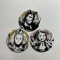 僕のヒーローアカデミア ヒロアカ 缶バッジ　麗日お茶子　オールマイト　通形ミリオ