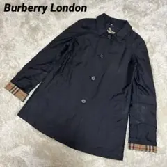 Burberry London ステンカラーコート　ブラック
