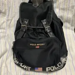 B*g様 POLO SPORT バックパック リュック ブラック 90s Y2K POLO SPORT バックパック リュック ブラック 90s Y2K - メルカリ