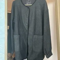グレー フリースジャケット Sサイズ