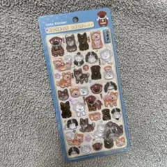 【新作】和柄 日本犬 ボンボンドロップシール 1枚
