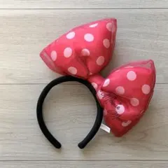 東京ディズニーリゾート 水玉リボンカチューシャ