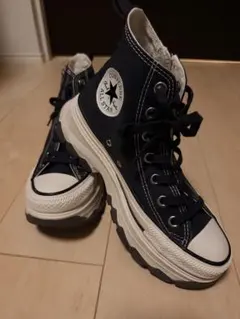 コンバース オールスター TREKWAVE Z HI スモーキーブラック 厚底