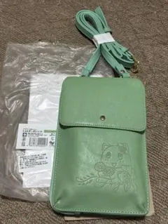 フラワーふなっしー　ショルダーポシェット　グリーンふにゃっしー