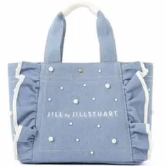 JILL by JILL STUART パールフリルトートバッグ