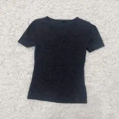 ANAYI♡アナイ　ウール100% Vネック　半袖ニット