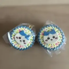 ちいかわ 手作りおやつチャーム　平成女児チョコ　ハチワレ　ガチャガチャ 2個