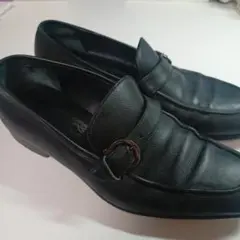 フェラガモ ローファー 27cm メンズ ブラック 本革