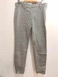 ギンガムチェック ストライプパンツ