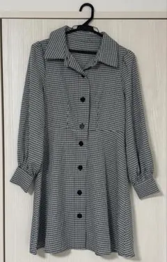 ギンガムチェックワンピ