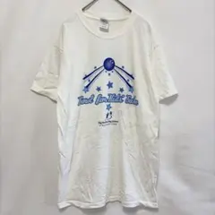 ギルダン 半袖Tシャツ プリント S 白 綿 デイリー　ホワイト　ボウリングのサムネイル
