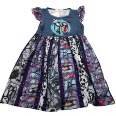 Disney サリー　ワンピース エプロン風ワンピース「ナイトメアー・ビフォア・クリスマス