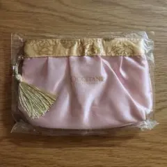 L'OCCITANE ピンクポーチ タッセル付き