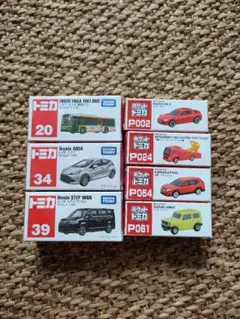 【新品・まとめ売り】トミカ・ポケットトミカ_ミニカーセット7台