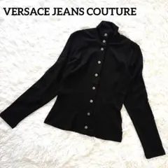 VERSACE JEANS COUTURE 美品✨カーディガン ブラック XS