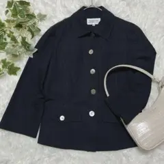 ハナエモリ ジャケット 38 黒 ショート丈 きれいめ 上品PRIMATTIVOのサムネイル