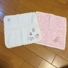 【未使用】LADURÉE スイーツハンカチ&agnes bハンカチのサムネイル