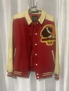 VAN スタジャン/ウール/RED/JW-10502 2026年最新】VAN Jacket カラー：レッド系 メンズ スタジャンの人気