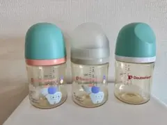 ピジョン　DoubleHeart 哺乳瓶 3本セット+ マグマグ付き