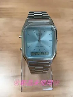 ❀新品未使用❀カシオCASIO 薄青 アナデジ 腕時計 AQ-240E-2AJF - メルカリ