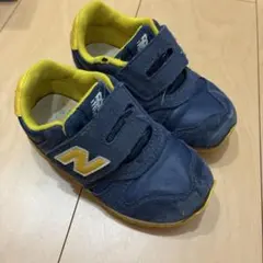 New Balance キッズシューズ ネイビー/イエロー　373