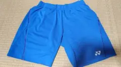 YONEX バドミントンウェア ハーフパンツ ブルー