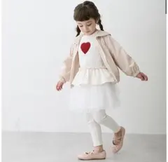 petit main レギンス付きチュールスカート 100