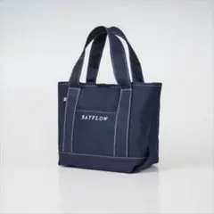 ベイフローBAYFLOW 収納5ポケロゴトート　ブラック　宝島社　ネイビー