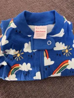 新品未使用Hanna Anderssonオーガニックコットンロンパース 80cm