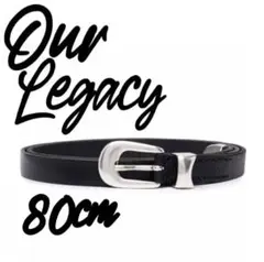 【正規品/定価4万】OURLEGACY 2CM BELT ブラック 80cm 正規品/定価4万】OURLEGACY 2CM BELT ブラック100cm - メルカリ