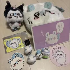 モモンガ　まとめ売り　巾着　クロミ　シール　ポストカード　ちいかわ　無限白米のサムネイル