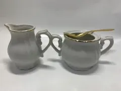 ベルナルド バルカン金彩装飾 クリーマー シュガーポット セット